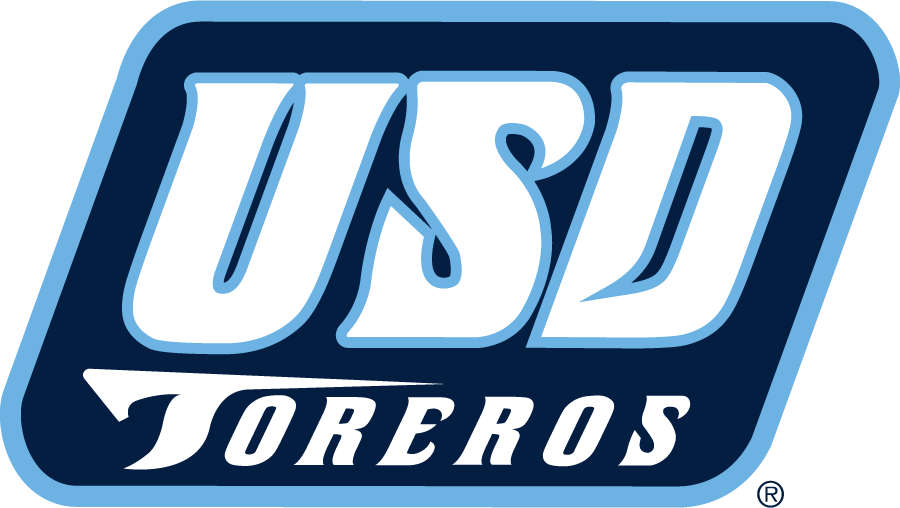 San Diego Toreros 2000-2006 Wordmark Logo v2 diy DTF decal sticker